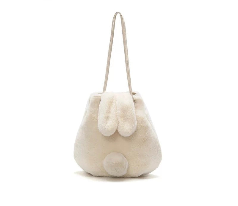 Plush Bunny Bucket Bag
