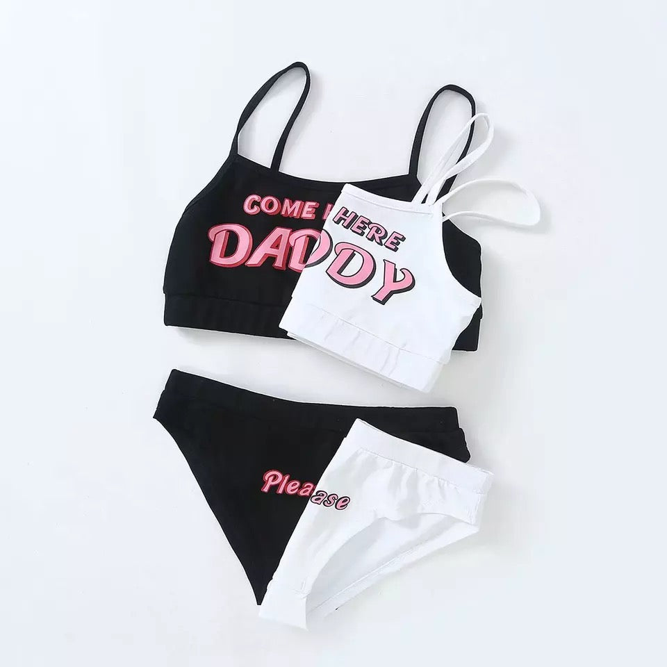 Come Here Daddy Please Lingerie Set – DDLGVerse