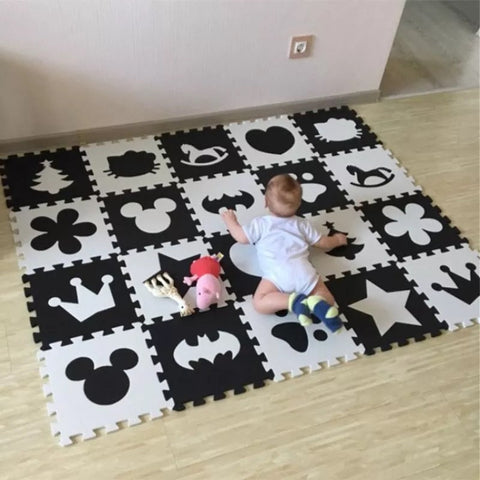 Monochrome Puzzle Mats