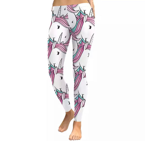 DDLGVERSE Unicorn Head Leggings