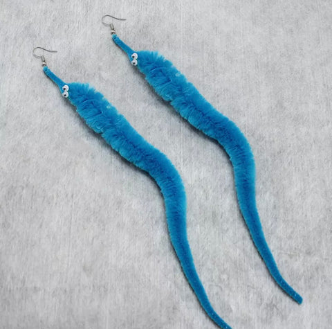 Worm on a String Earrings