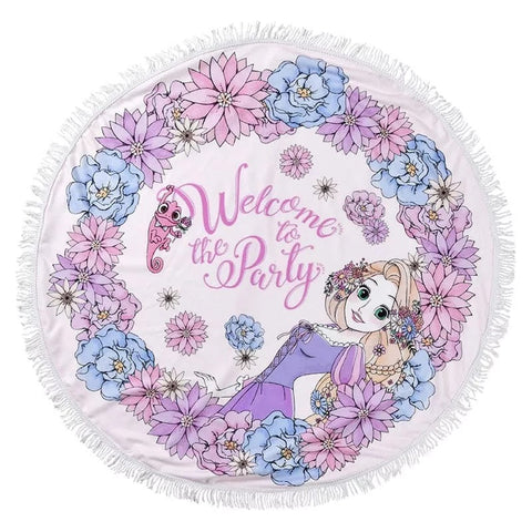 Rapunzel Round Blanket