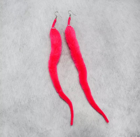 Worm on a String Earrings