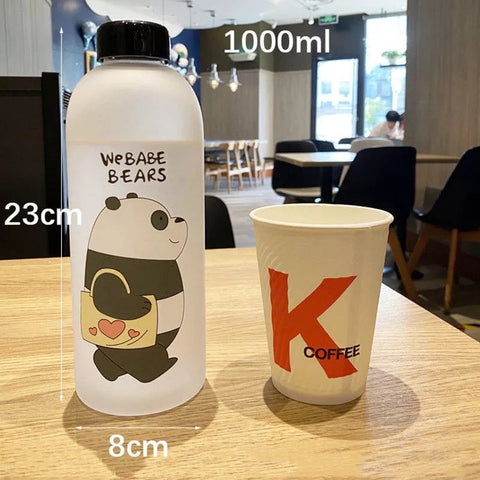 We Bare Bears Straw Bottle