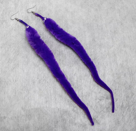 Worm on a String Earrings