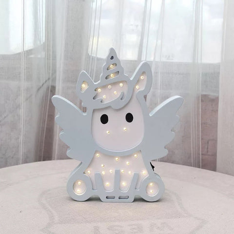 Wooden Pegasus Night Light