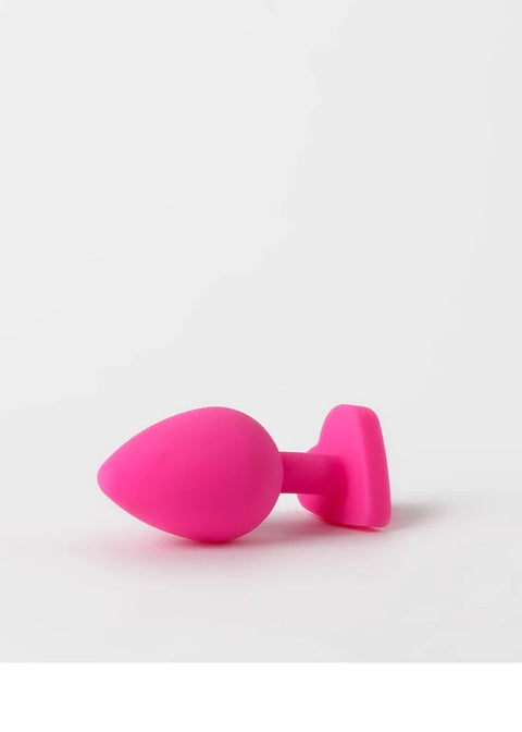 Silicone Heart Anal Plug