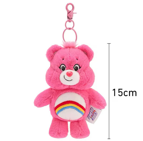 Rainbow Bears Plush Keyrings