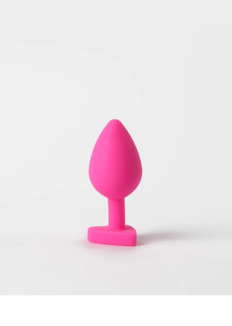 Silicone Heart Anal Plug