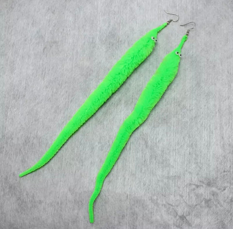 Worm on a String Earrings