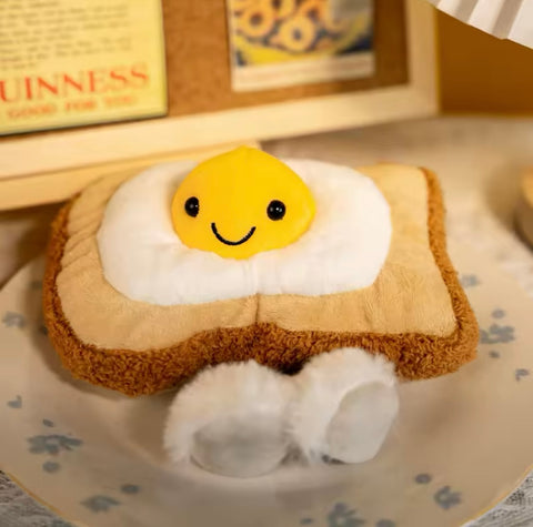 Eggs on Toast Plushie