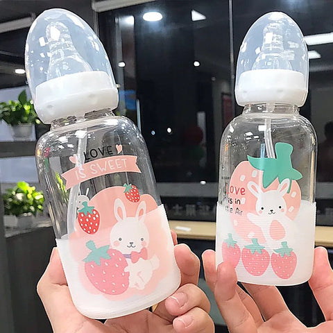 Rabbit Adult Glass Bottles