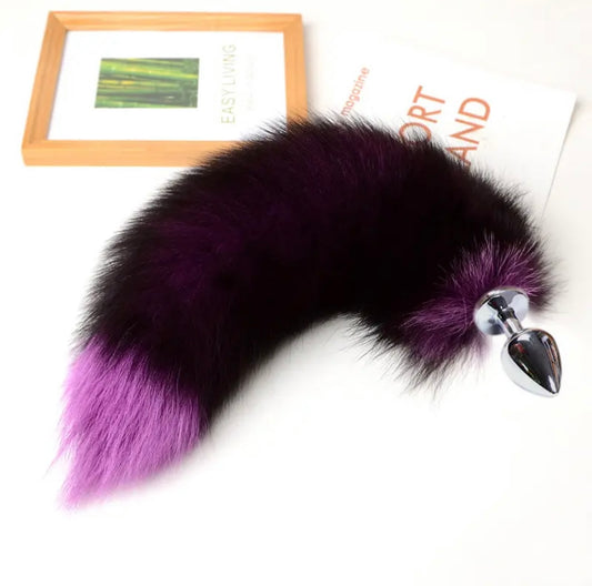 Black & Purple Tail Plug