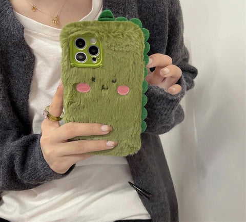 Plush Dinosaur IPhone Case