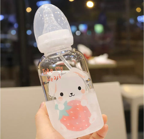 Rabbit Adult Glass Bottles