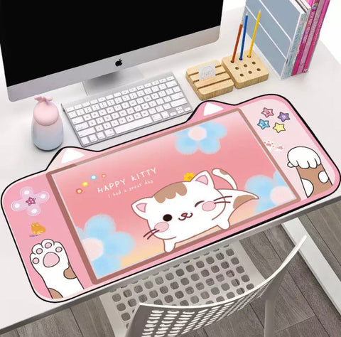 Kawaii Gaming Desk Mat