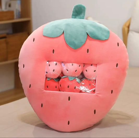 Strawberry Bag of Plushies