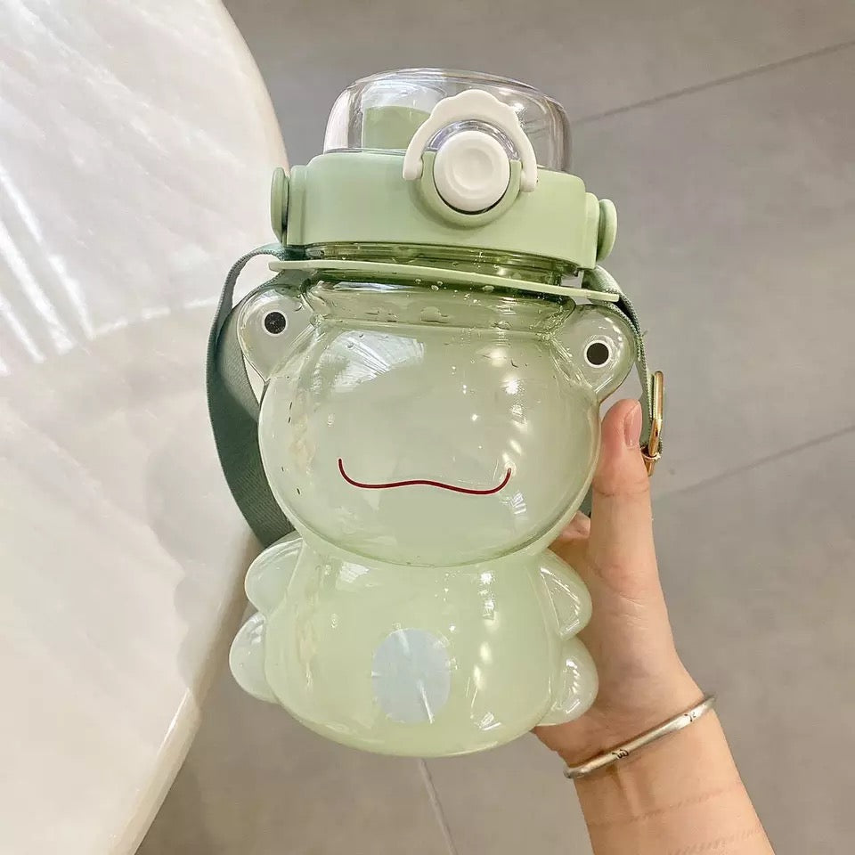 Frog Straw Sippy Bottle