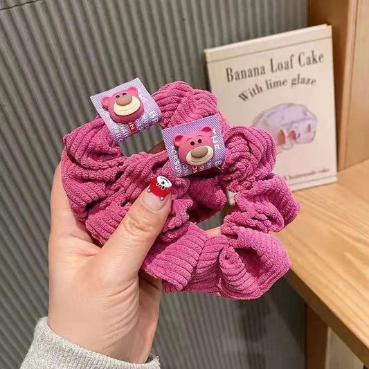 Strawberry Bear Scrunchie