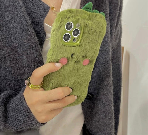 Plush Dinosaur IPhone Case