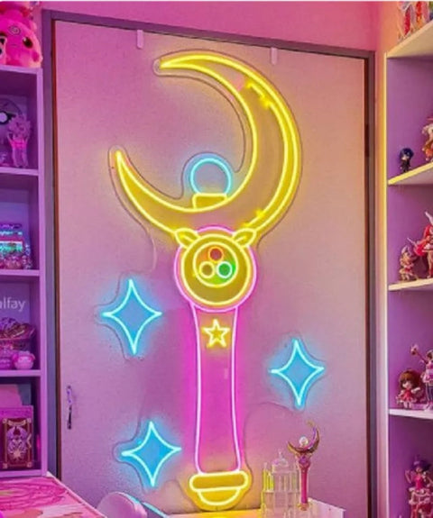 Sailor Girl Neon Wall Light