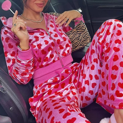 Velvet Hearts Lounge Suit