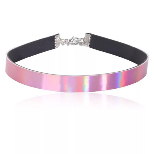 DDLGVERSE Classic Holographic Collar Pink