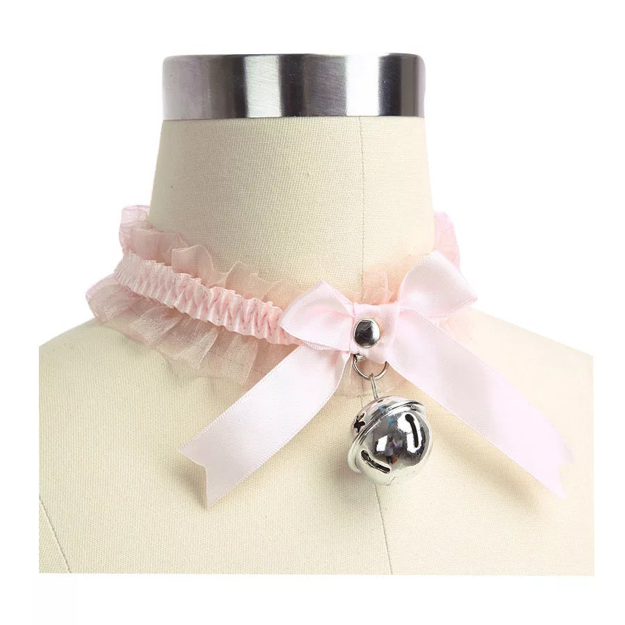 Lace Kitten Collar with Bell
