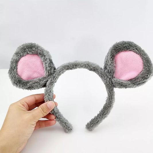 DDLGVERSE Mouse Headband Grey