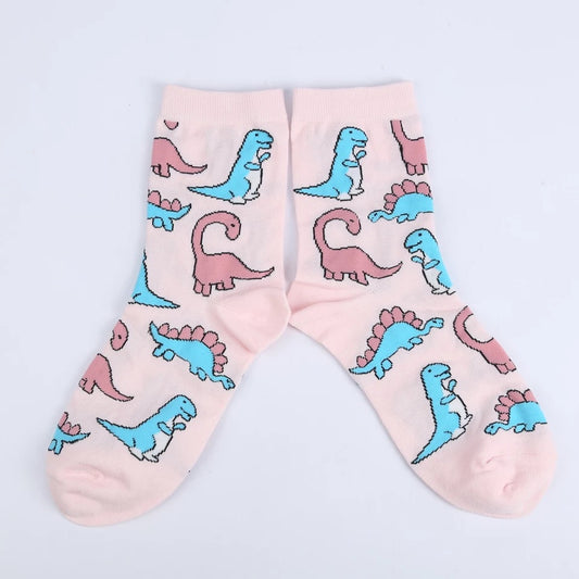 Pastel Dino Socks