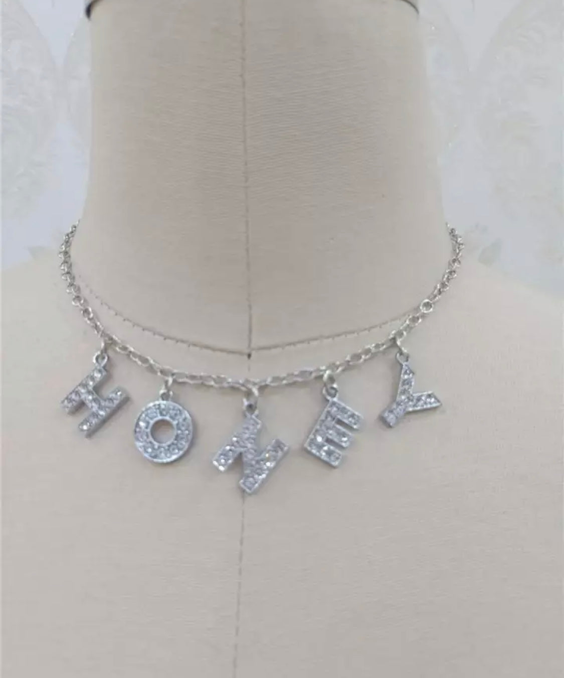 DDLGVERSE Honey Silver Plated Necklace