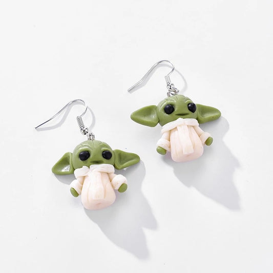 Yoda Dangle Earrings