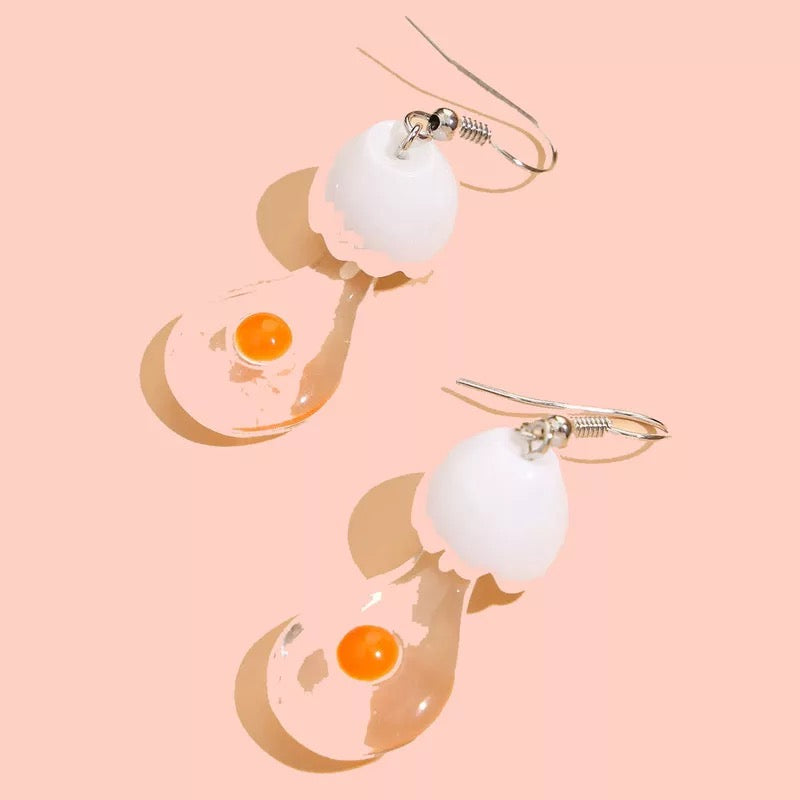 Broken Egg Earrings
