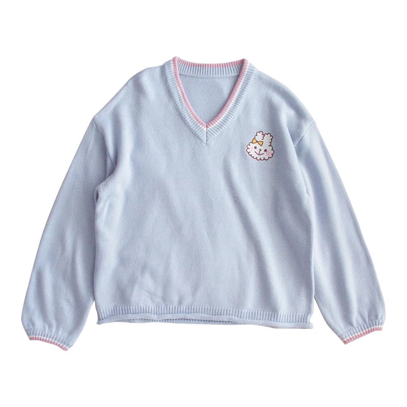 Bunny Knit Pullover