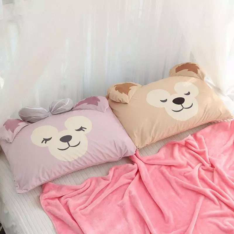 DDLGVERSE Stellalou Pillowcases On Bed