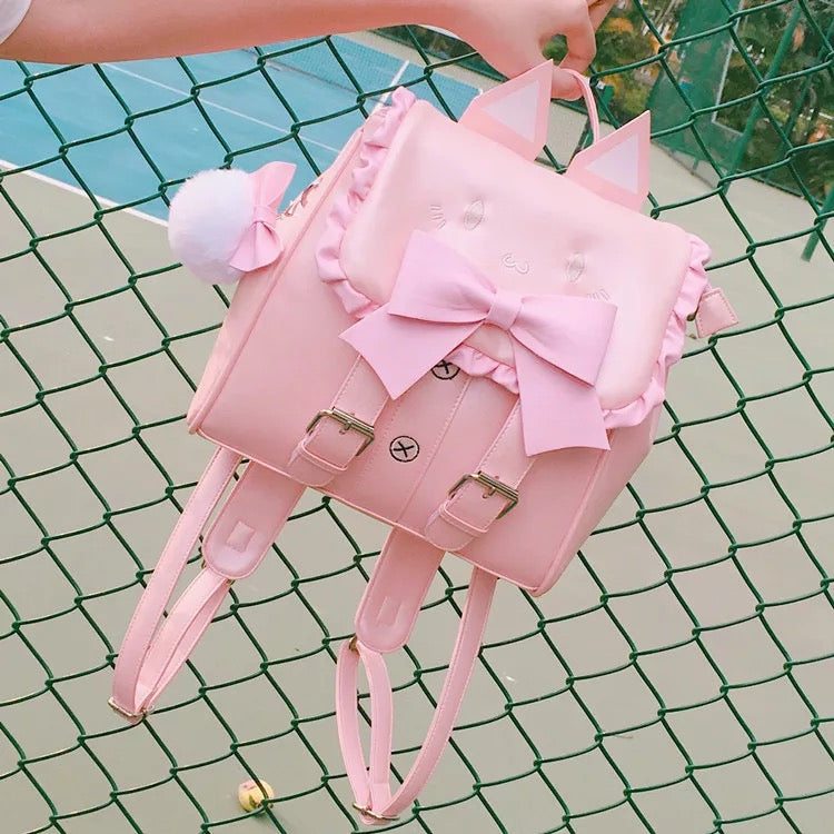 DDLGVERSE Bunny School Backpack Pink