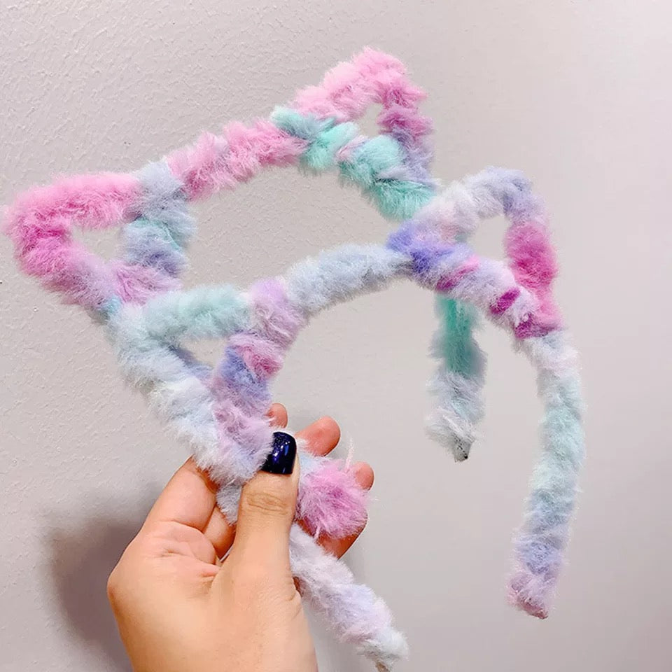 Tie-Dye Kitty Ears