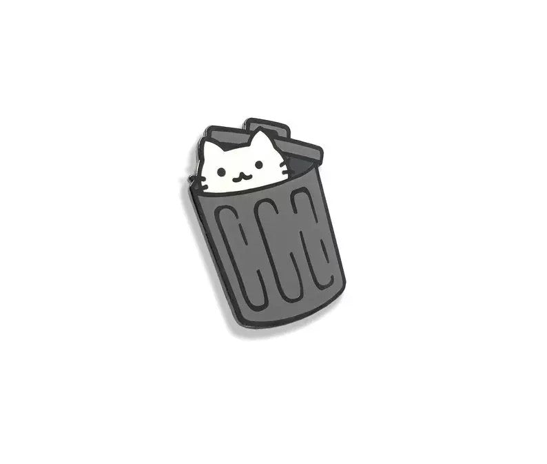 Trash Cat Pin