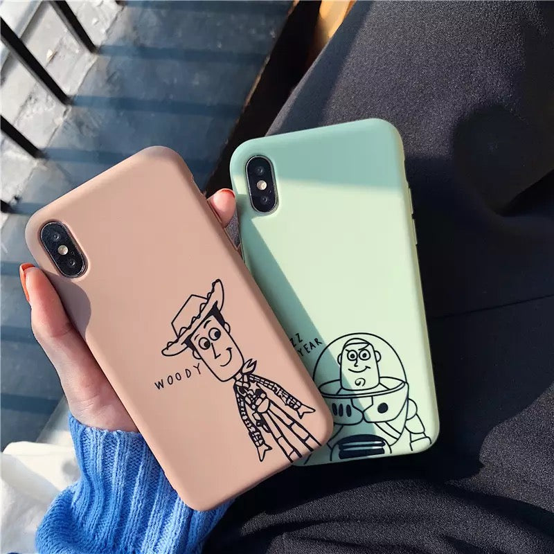 DDLGVERSE Woody and Buzz Sketch iPhone Cases