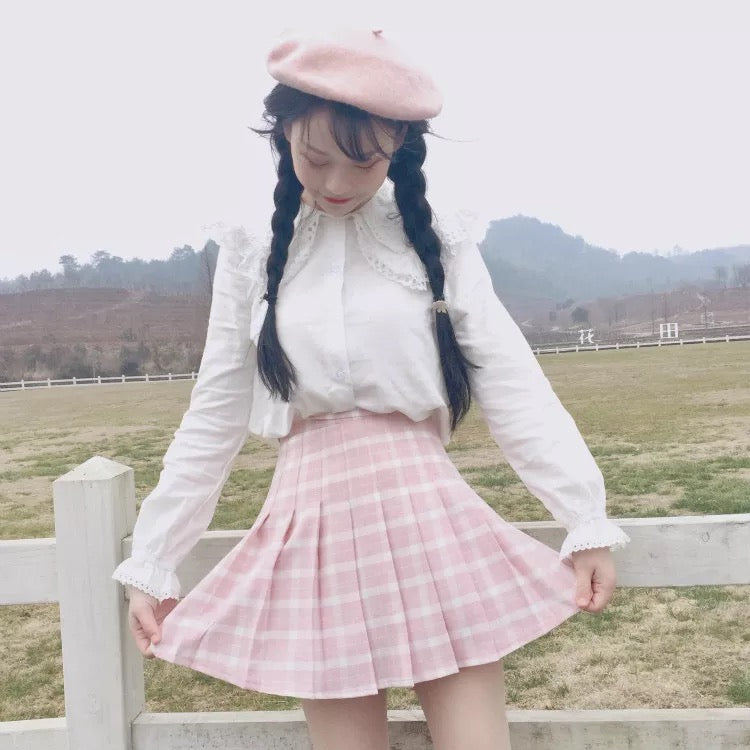 Plaid Schoolgirl Skirt