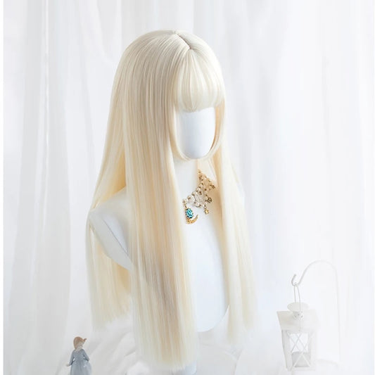 Platinum Blonde Long Wig