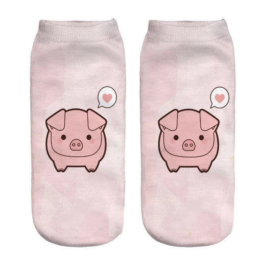DDLGVERSE Piggy Love Socks