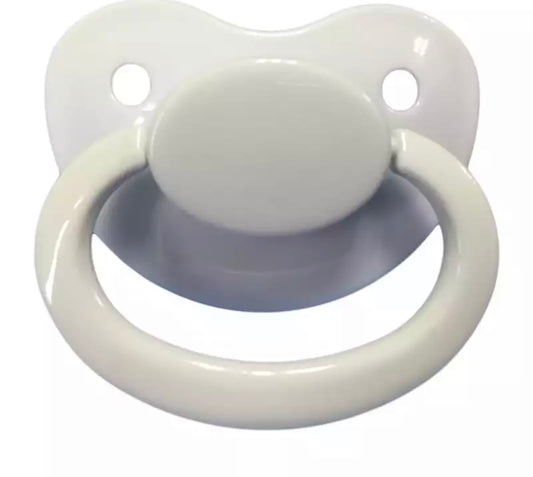 White Adult Pacifier