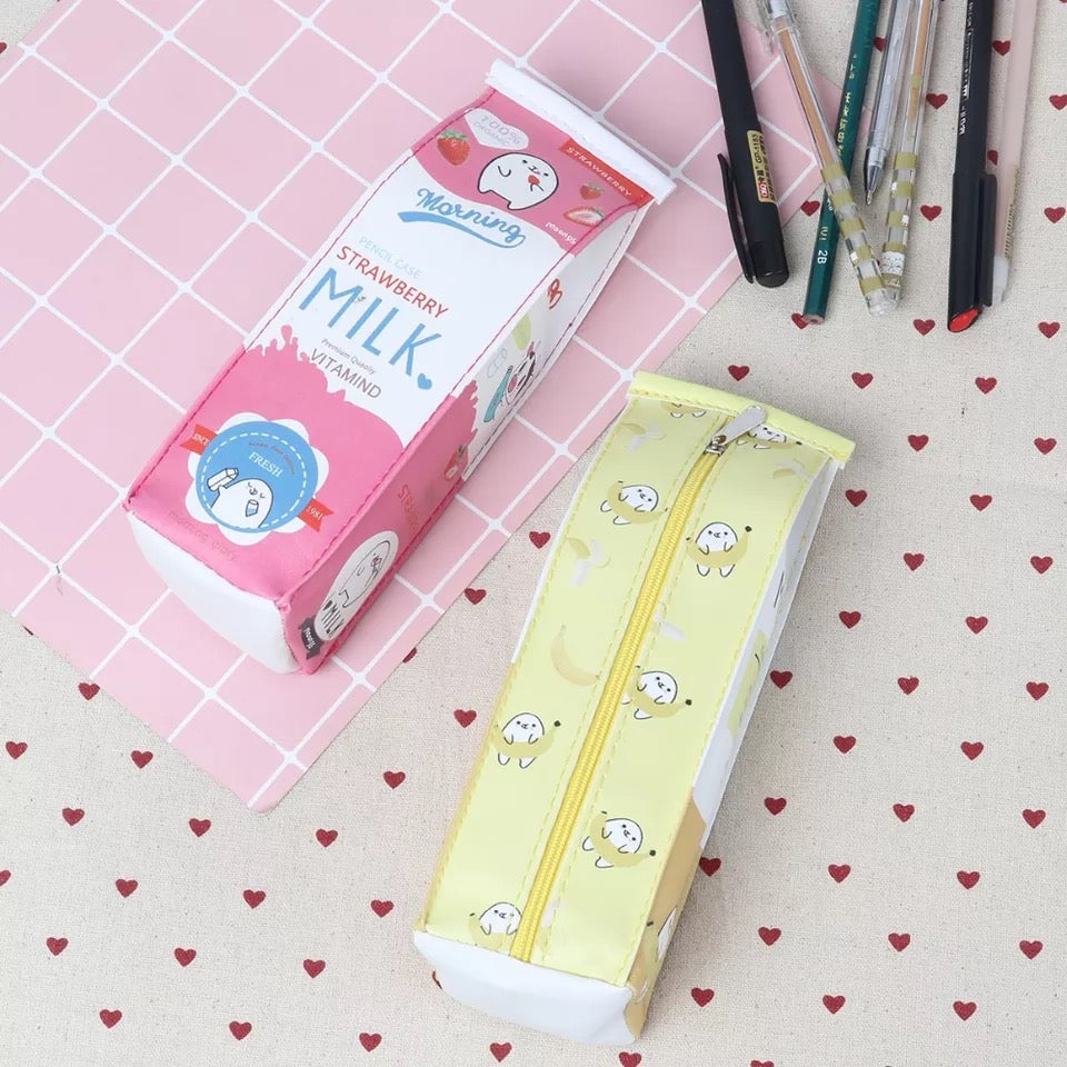 Milk Carton Pencil Cases