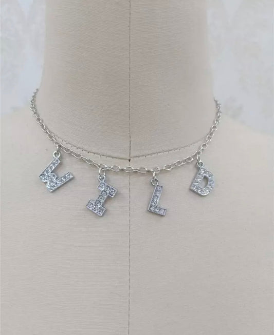 DDLGVERSE Wild Silver Plated Necklace