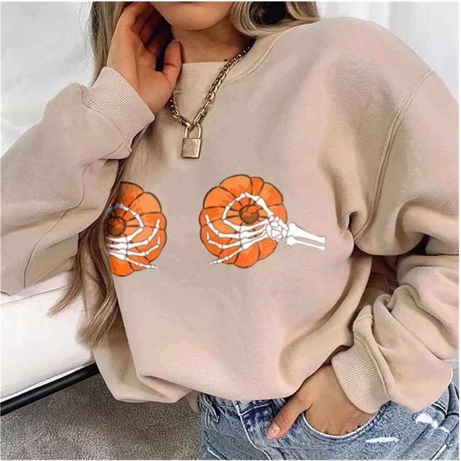 Pumpkin Boobs Sweater