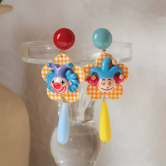 Clown Lollipop Earrings
