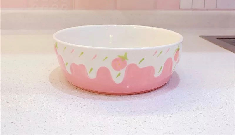 Ceramic Strawberry Dining Set
