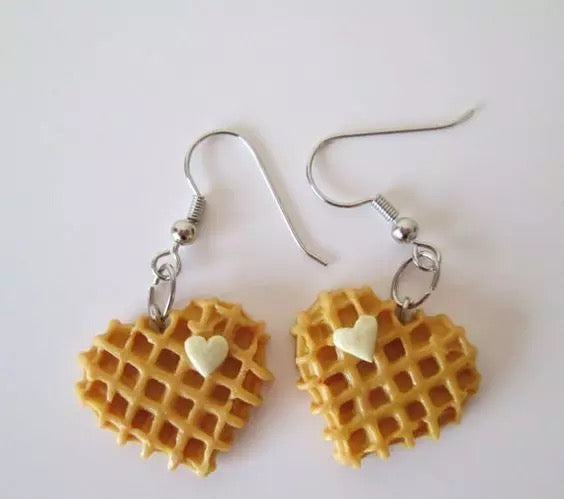 Waffle Earrings