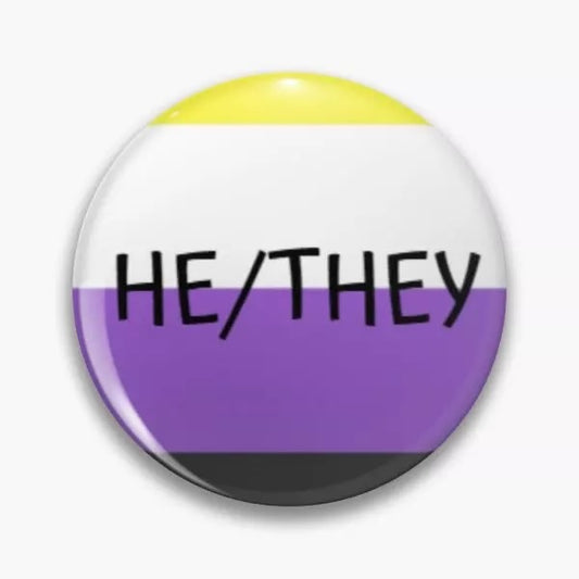 He / They Pin